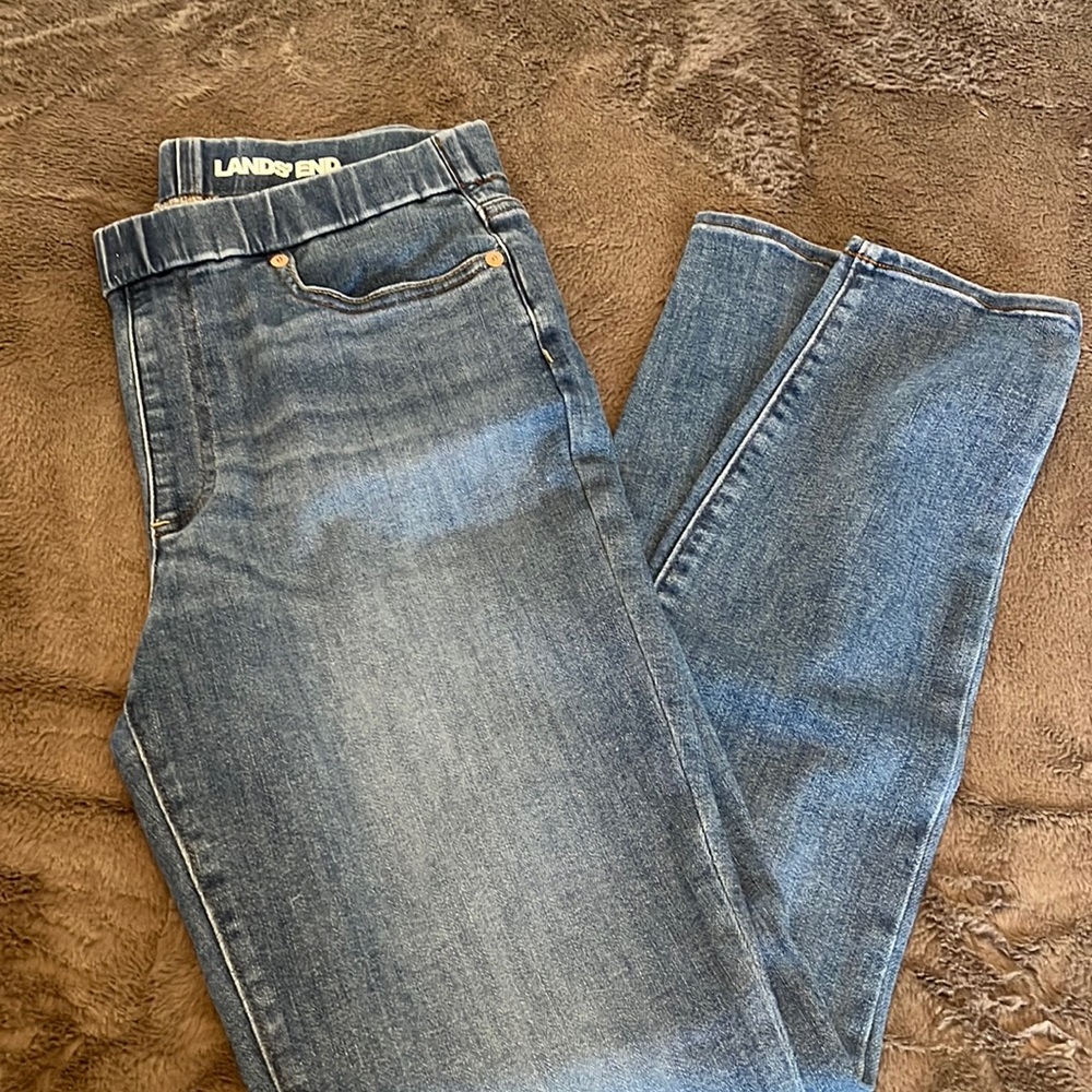 Lands End slim leg jeans